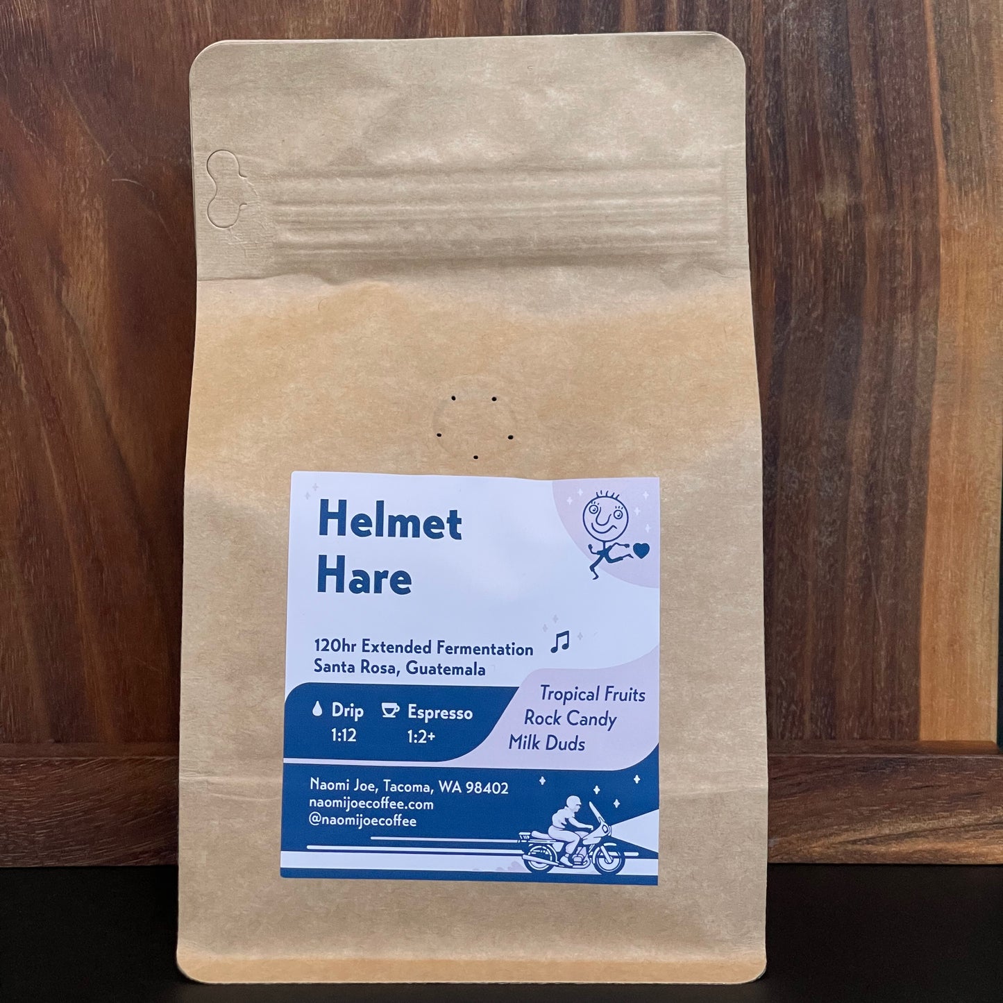 Helmet Hare - Naomi Joe Coffee