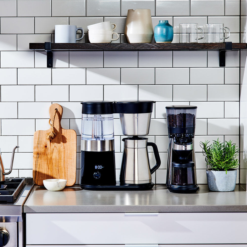 OXO Barista Brain 9-Cup Coffee Maker - Black/Silver - Naomi Joe Coffee