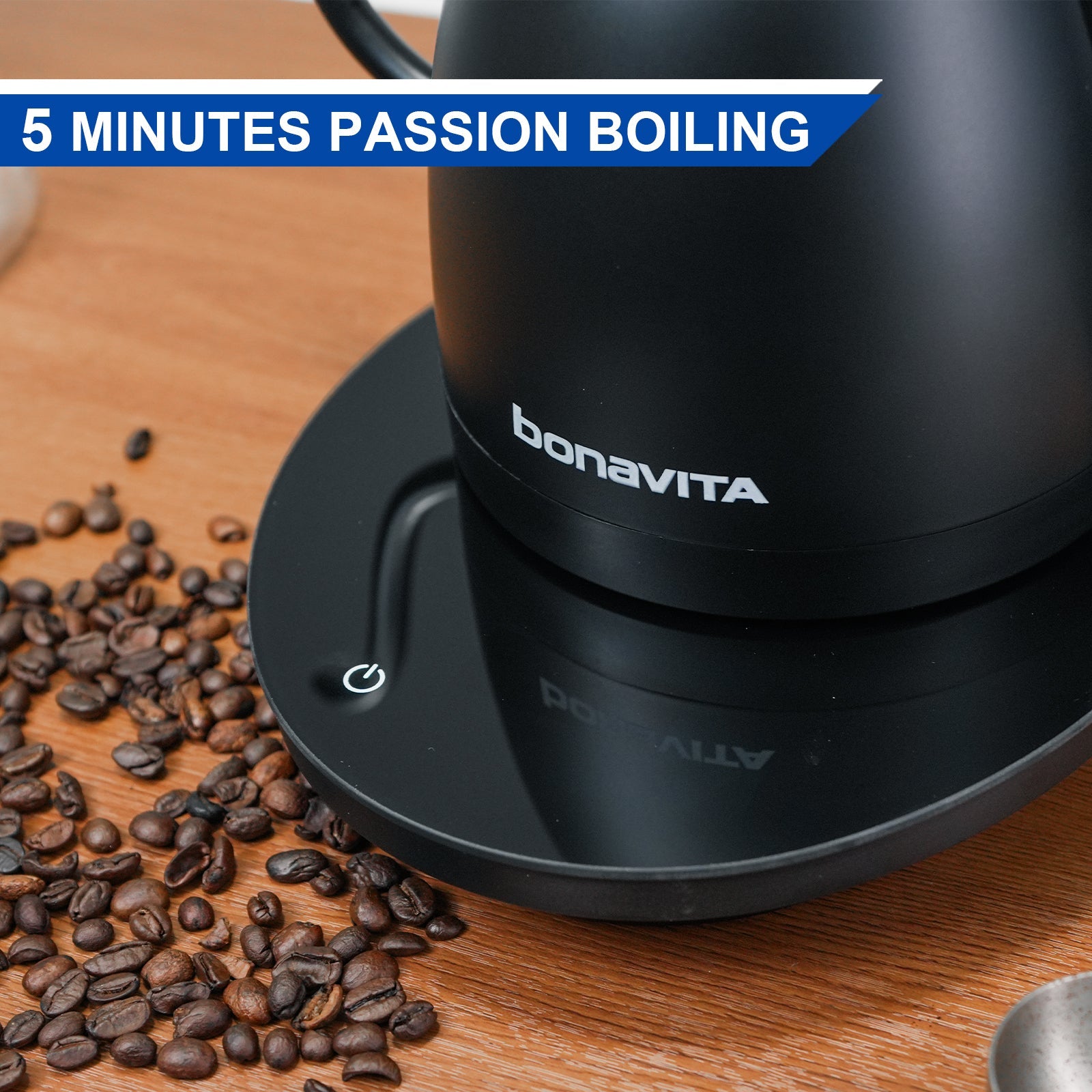 Bonavita Cosmopolitan 1.0L Gooseneck Precision Temperature Electric Kettle - Naomi Joe Coffee