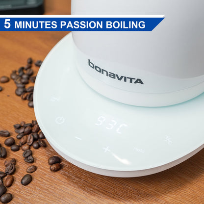 Bonavita Cosmopolitan 1.0L Gooseneck Precision Temperature Electric Kettle - Naomi Joe Coffee