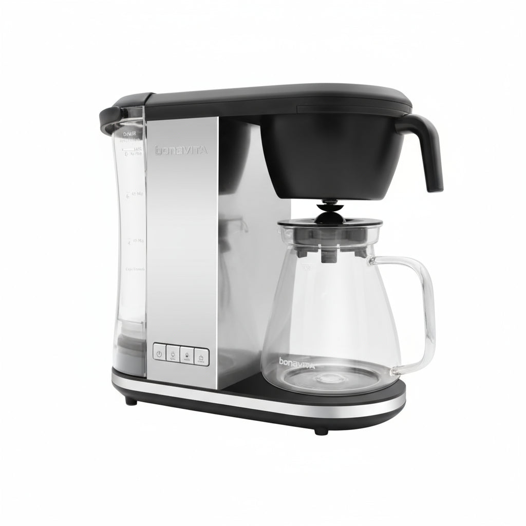 Enthusiast 8-Cup Drip Coffee Brewer with 1.3L Thermal or Glass Carafe - Naomi Joe Coffee