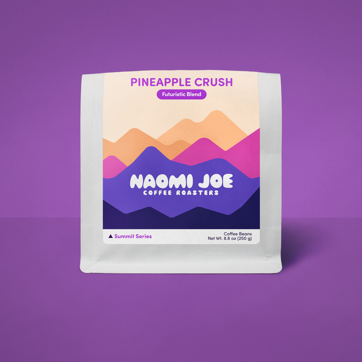 Pineapple Crush coffee, 250 g bag, from Naomi Joe Coffee.