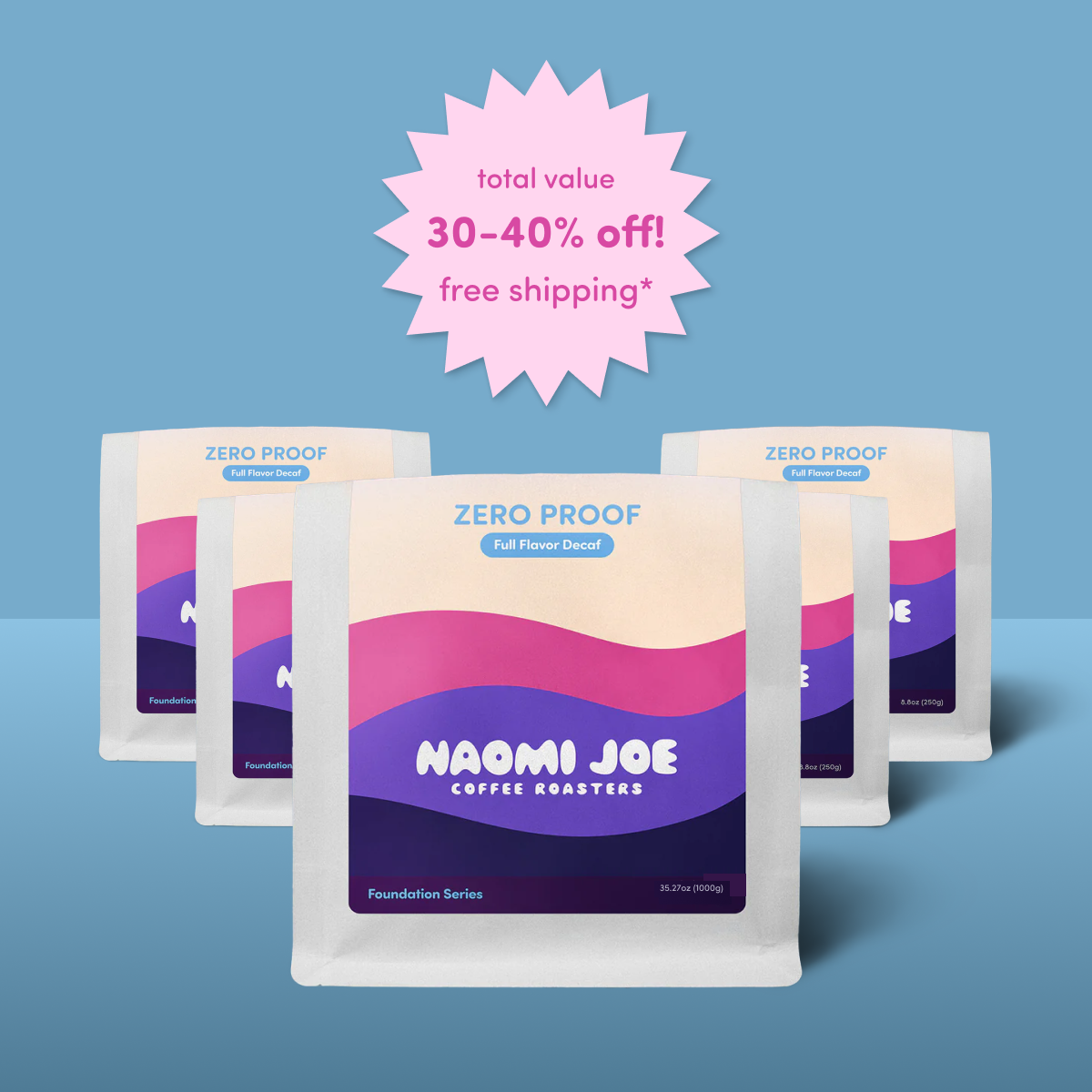 Zero Proof Wholesale Packs - Naomi Joe Coffee