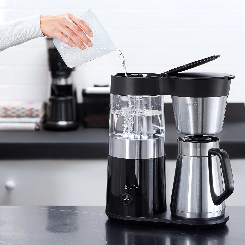OXO Barista Brain 9-Cup Coffee Maker - Black/Silver - Naomi Joe Coffee
